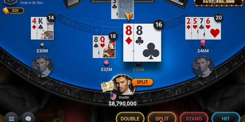 Cách tận dụng quân át tối ưu trong blackjack 